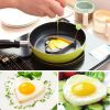 Stainless Steel 5 pc Egg and Pancake Mold Set