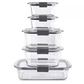 10pc Brilliance Glass Food Storage Set