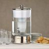 40 Cup Glass Water Pitcher with Ready-Pour + Free Water Quality Meter