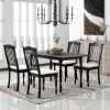 TOPMAX Mid-Century 5-Piece Extendable Dining Table Set Kitchen Table Set with 15inch Butterfly Leaf for 4, Espresso