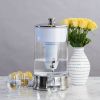 40 Cup Glass Water Pitcher with Ready-Pour + Free Water Quality Meter