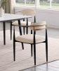 Modern Contemporary 5pc Dining Set White Sintered Stone Table and Taupe Chairs Fabric Upholstered Stylish Furniture