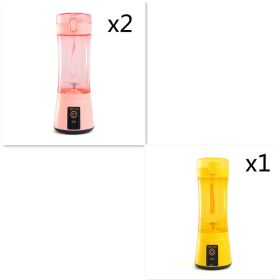 Portable Blender Portable Fruit Electric Juicing Cup Kitchen Gadgets (Option: Set60-USB)