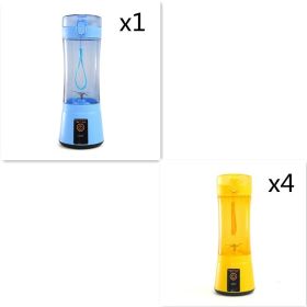 Portable Blender Portable Fruit Electric Juicing Cup Kitchen Gadgets (Option: Set24-USB)