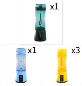 Portable Blender Portable Fruit Electric Juicing Cup Kitchen Gadgets (Option: Set22-USB)